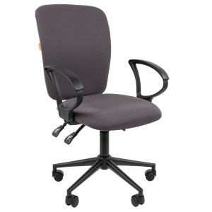 Кресло CH-9801 BLACK, ткань серии Т, серый