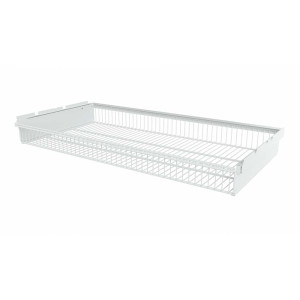 Корзина выдвижная 863x440x85 белая