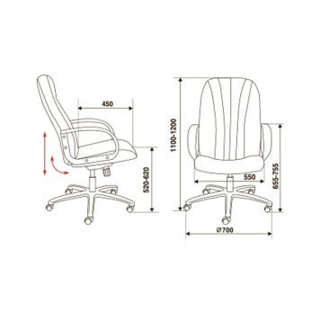 Кресло T-898AXSN-10-128-3