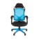 Игровое кресло GAME 12 черный/голубой