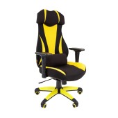 Игровое кресло GAME 14 черный/желтый