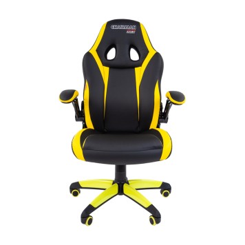 Игровое кресло GAME 15 черный/желтый-1