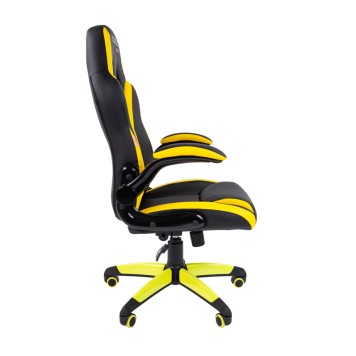 Игровое кресло GAME 15 черный/желтый-2