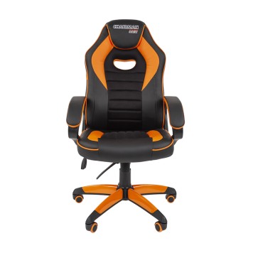 Игровое кресло GAME 16 черный/оранжевый-1