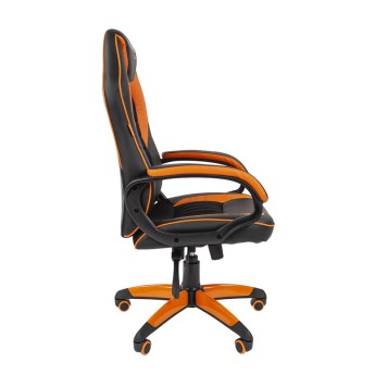 Игровое кресло GAME 16 черный/оранжевый-2