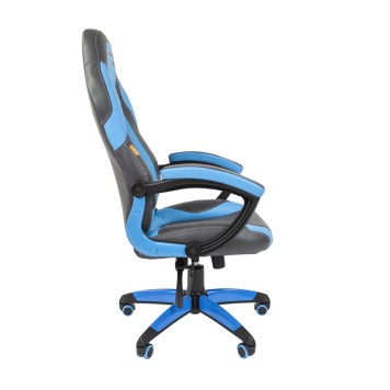 Игровое кресло GAME 20 серый/голубой-2