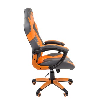 Игровое кресло GAME 20 серый/оранжевый-2