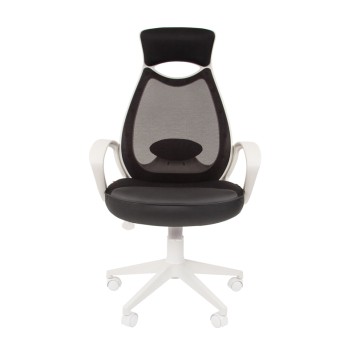 Кресло для руководителя 840 WHITE-BLACK-1