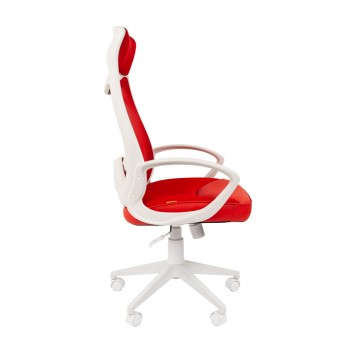 Кресло для руководителя 840 WHITE-RED-2