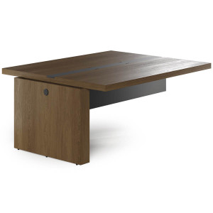 Модуль стола для переговоров с кабель-каналом Neo-280.1 дуб Шале