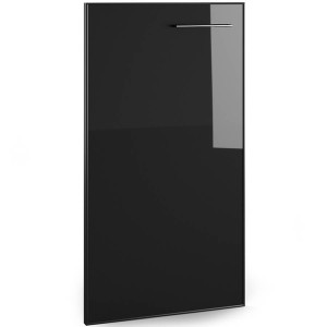 Дверь низкая стеклянная Kv-03.1L черный Lacobel