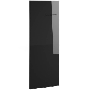 Дверь средняя стеклянная Kv-04L черный Lacobel