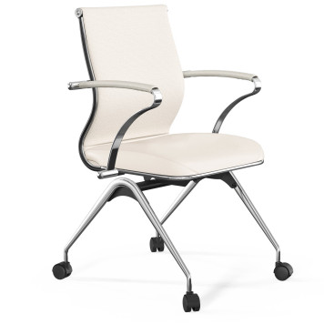 Кресло Метта Sit-10 M4-152K-Extra/Km00/Wm12/K15cL (F53.W01) молочный