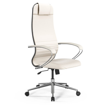 Кресло Метта ErgoLife Set-17/131/Sit-052 молочный